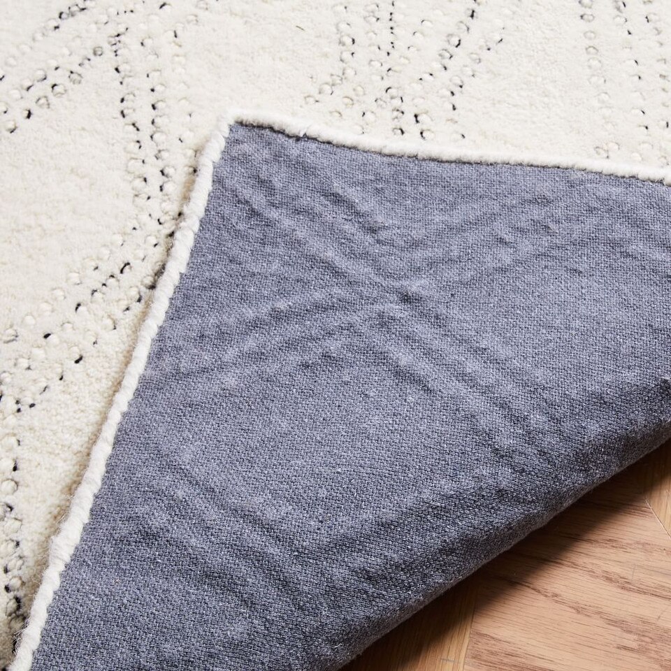 Hazy Lattice Rug West Elm UK